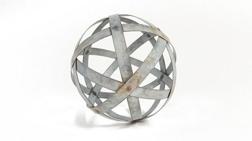 Metal Decorative Sphere for Home Decor